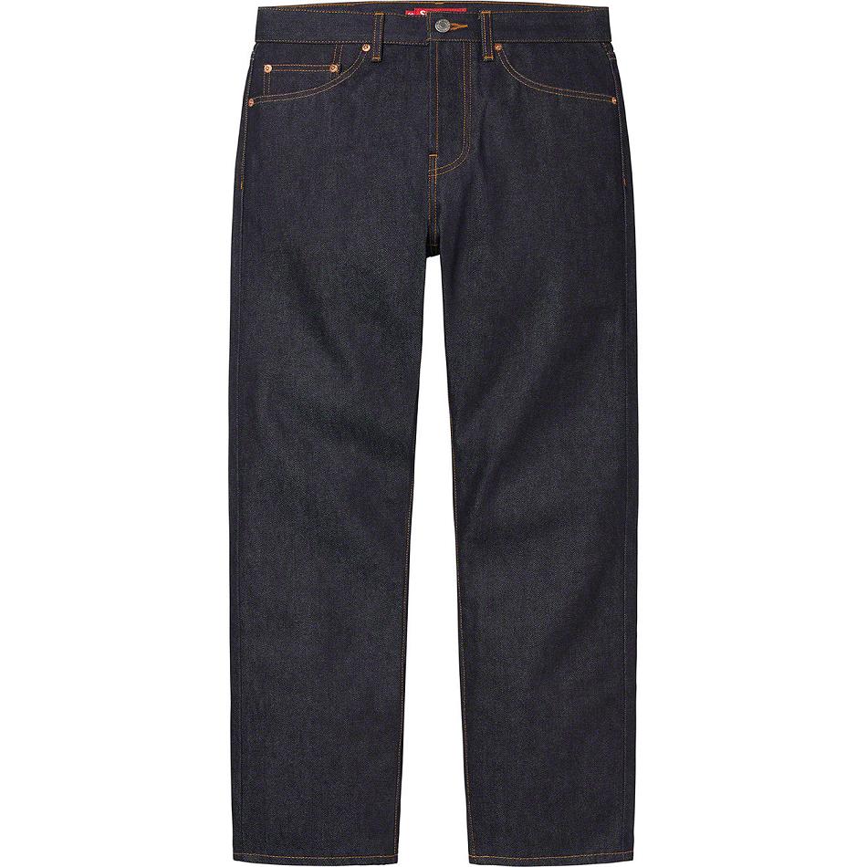 Pantalones Supreme Rigid Slim Jean Negras | Supreme 193NB